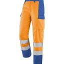 pantalon de travail haute visibilite m-line. polyester / coton. en iso 13688, en iso 471 cl2. t36/38 a 60/62 - orange/bugatti