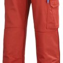 pantalon femme poches genoux 100% metal free kline. coton / polyester, 300 g/m². en iso 13688. t34/36 à 58/60 - rouge