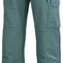 pantalon femme poches genoux 100% metal free kline. coton / polyester, 300 g/m². en iso 13688. t34/36 à 58/60 - vert us