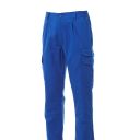 pantalon tech-line unisexe multipoches 250. polyester / coton, 250 g/m². txs à 3xl - bleu royal