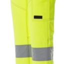 pantalon de travail femme haute visibilite flashvision. coton / polyester, 250 g/m². en iso 13688, en iso 471 cl2. txs À l - jaune/marine