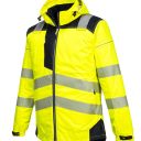 parka haute visibilite flexivision bicolore froid negatif. insulatex / polyester, 420 g/m². en iso 20471 cl3, en 342, en 343 cl3.1. ts À 4xl - jaune/marine