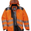 parka haute visibilite flexivision bicolore froid negatif. insulatex / polyester, 420 g/m². en iso 20471 cl3, en 342, en 343 cl3.1. ts À 4xl - orange/noir