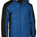 parka unisexe controlor imper/respirant ripstop. 100% polyester ripstop, 420 g/m². ts a 3xl - bleu royal/noir