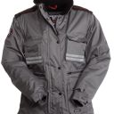 parka femme 2 en 1 badge system femme ripstop matelasse. 100% polyester ripstop 240t 180 g/m². en iso 13688. ts à l - gris fonce