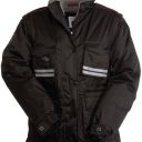 parka femme 2 en 1 badge system femme ripstop matelasse. 100% polyester ripstop 240t 180 g/m². en iso 13688. ts à l - noir