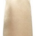 foulard satine service. satin de polyester tisse brillant. dimensions 140 x 25 cm - beige