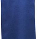 foulard satine service. satin de polyester tisse brillant. dimensions 140 x 25 cm - bleu royal