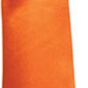 foulard satine service. satin de polyester tisse brillant. dimensions 140 x 25 cm - orange