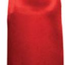 foulard satine service. satin de polyester tisse brillant. dimensions 140 x 25 cm - rouge