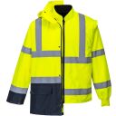 parka haute visibilite 5 en 1 oxford imper/respirant froid negatif. en iso 13688, en 13758-2, en iso 20471 cl 3, en 343 cl 3.1, en 342. txs À 5xl - jaune/marine