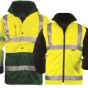 parka haute visibilite 5 en 1 oxford imper/respirant froid negatif. en iso 13688, en iso 20471 cl 3, en 343 cl 3.1, en 342. ts À 4xl - jaune/vert