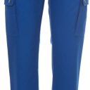 pantalon femme badge system uni. 100% coton twill 280 g/m². en iso 13688. ts à xl - bleu royal