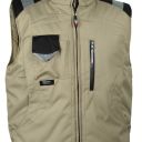 gilet sans manche winter workwear, 100% polyester/pu 200 g/m². en iso 13688. t42 À 62 - beige