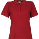 polo femme 200 manches courtes. 100% coton, 200 g/m². txs À xl - bordeaux