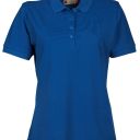 polo femme 200 manches courtes. 100% coton, 200 g/m². txs À xl - bleu royal