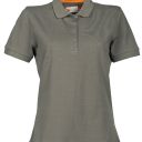 polo femme 200 manches courtes. 100% coton, 200 g/m². txs À xl - gris fonce