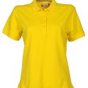 polo femme 200 manches courtes. 100% coton, 200 g/m². txs À xl - jaune