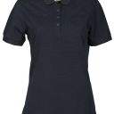 polo femme 200 manches courtes. 100% coton, 200 g/m². txs À xl - marine