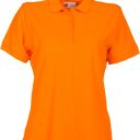 polo femme 200 manches courtes. 100% coton, 200 g/m². txs À xl - orange