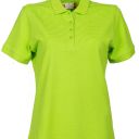 polo femme 200 manches courtes. 100% coton, 200 g/m². txs À xl - vert acide