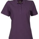 polo femme 200 manches courtes. 100% coton, 200 g/m². txs À xl - violet indigo