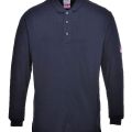 POLO MANCHES LONGUES FR IGNIFUGE ANTI-FLAMME ATEX ARC ELECTRIQUE. TAILLE S A 5XL - MARINE