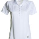 polo femme 150 manches courtes drytech. 100% polyester drytech, 150 g/m². ts À xl - blanc