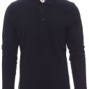 polo homme 180 manches longues. 100% coton, 180 g/m². txs À 3xl - marine