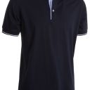 polo homme 175 chic manches courtes. 100% coton, 175 g/m². ts À 5xl - marine/blanc