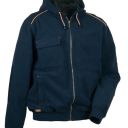 blouson polaire hydrofuge capuche zip workwear. 100% polyester 340 g/m² + membrane cofratex. en iso 13688. ts À 4xl - marine