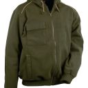 blouson polaire hydrofuge capuche zip workwear. 100% polyester 340 g/m² + membrane cofratex. en iso 13688. ts À 4xl - vert fonce