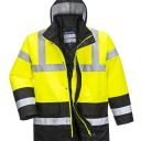 parka haute visibilite oxford imper/respirant froid negatif. en iso 13688, en 13758-2, en iso 20471 cl 3, en 343 cl 3.1, en 342. ts À 3xl - jaune/noir