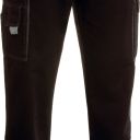 pantalon unisexe badge system bicolore. 100% coton twill 250 g/m². en iso 13688. txs à 3xl - noir/gris fonce