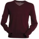 pull homme col v manches longues. coton / laine. ts a  3xl - bordeaux