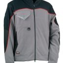 blouson polaire zip workwear. 100% polyester, 280 g/m². ts À 4xl - gris/noir