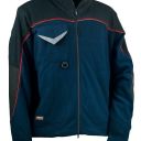 blouson polaire zip workwear. 100% polyester, 280 g/m². ts À 4xl - marine/noir