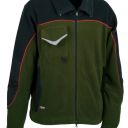 blouson polaire zip workwear. 100% polyester, 280 g/m². ts À 4xl - vert fonce/noir