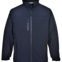 blouson vigile unisexe intemperies softshell action. polyester / elasthane / polaire, 310 g/m² - txs a 5xl - marine