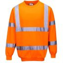 sweat haute visibilite col rond. polyester/coton, 300 g/m². en 13758-2, en iso 13688, en iso 471 cl3. txs À 5xl - orange fluo