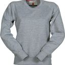 sweat femme 300 col rond. 70% coton / 30% polyester, 300 g/m². ts À l - heather grey