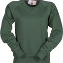 sweat femme 300 col rond. 70% coton / 30% polyester, 300 g/m². ts À l - vert