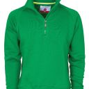 sweat homme 300 col zippe. 70% coton / 30% polyester, 300 g/m². ts À 3xl - vert jelly