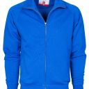 sweat homme 300 zip integral. 70% coton / 30% polyester, 300 g/m². ts À 5xl - bleu royal