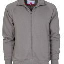 sweat homme 300 zip integral. 70% coton / 30% polyester, 300 g/m². ts À 5xl - gris fonce