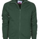 sweat homme 300 zip integral. 70% coton / 30% polyester, 300 g/m². ts À 3xl - vert