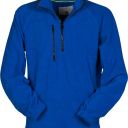 sweat polaire tech-line unisexe col zip chaud / respirant. 100% polyester, 280 g/m² - txs a 3xl - bleu royal