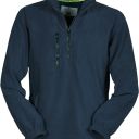 sweat polaire tech-line unisexe col zip chaud / respirant. 100% polyester, 280 g/m² - txs a 5xl - marine