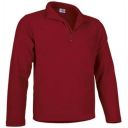 sweat polaire unisexe col zip chaud / respirant. 100% polyester, 200 g/m² - txs a xxl - rouge