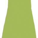 tablier andrea. uni polyester / coton. dimension 85 x 70 cm. tu - pistache